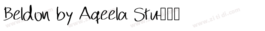 Beldon by Aqeela Stu字体转换